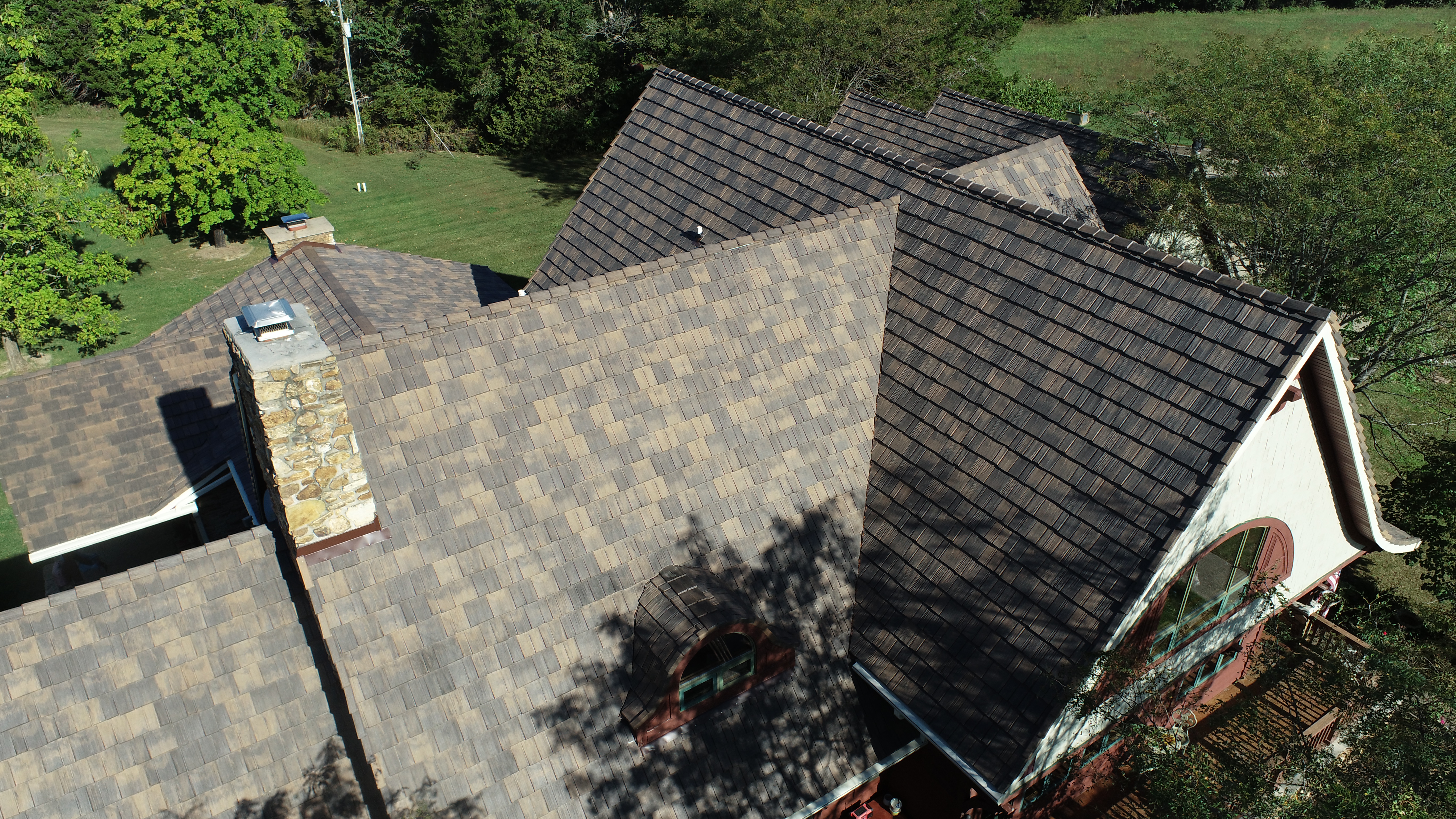 Residential asphalt shingle roof installation
